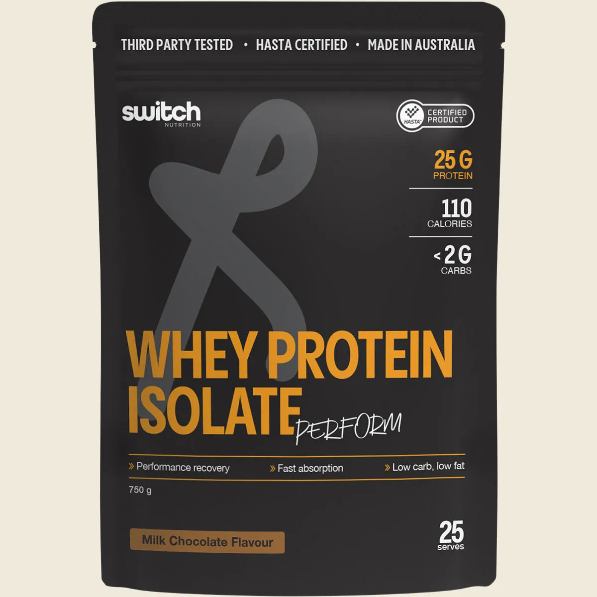 Perform Hasta Whey Protein Isolate Chocolate Milk 750g