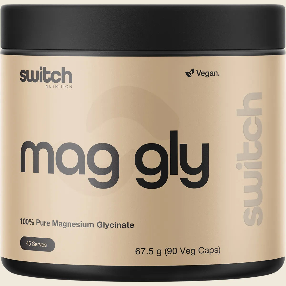 Mag Gly 100% Pure Magnesium Glycinate 90 Caps
