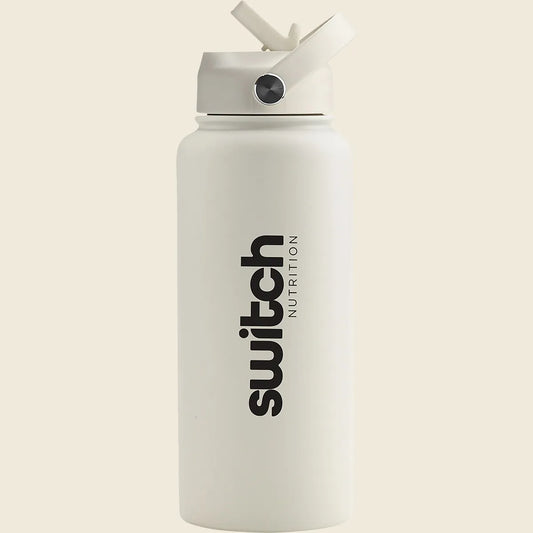 Stainless Steel Water Bottle Beige 1L