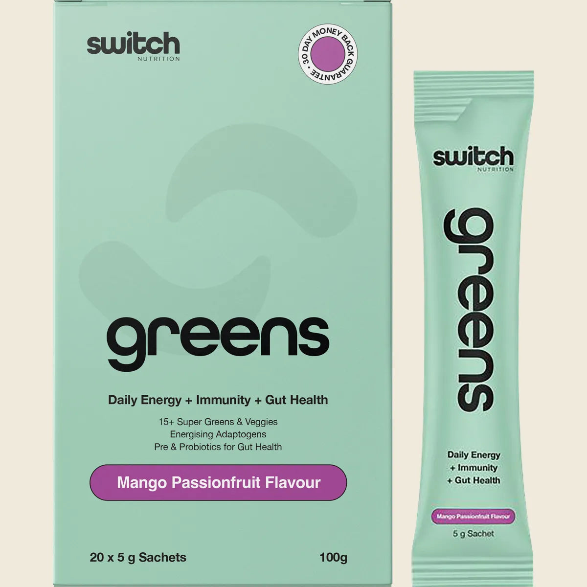 Greens Sachets Mango Passionfruit 20x5g