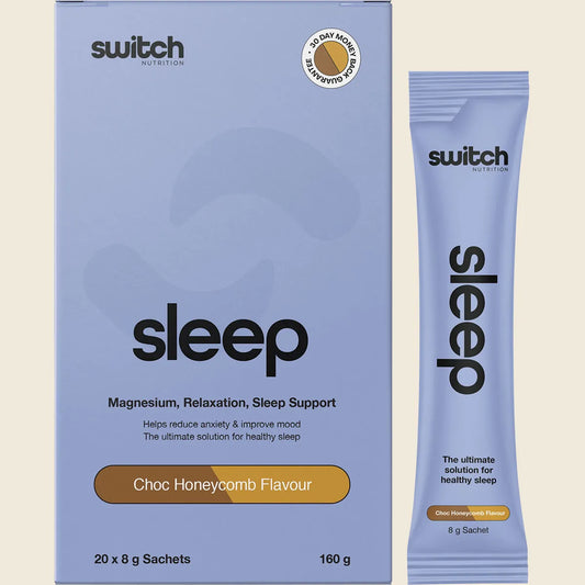 Sleep Magnesium Sachets Choc Honeycomb 20x8g