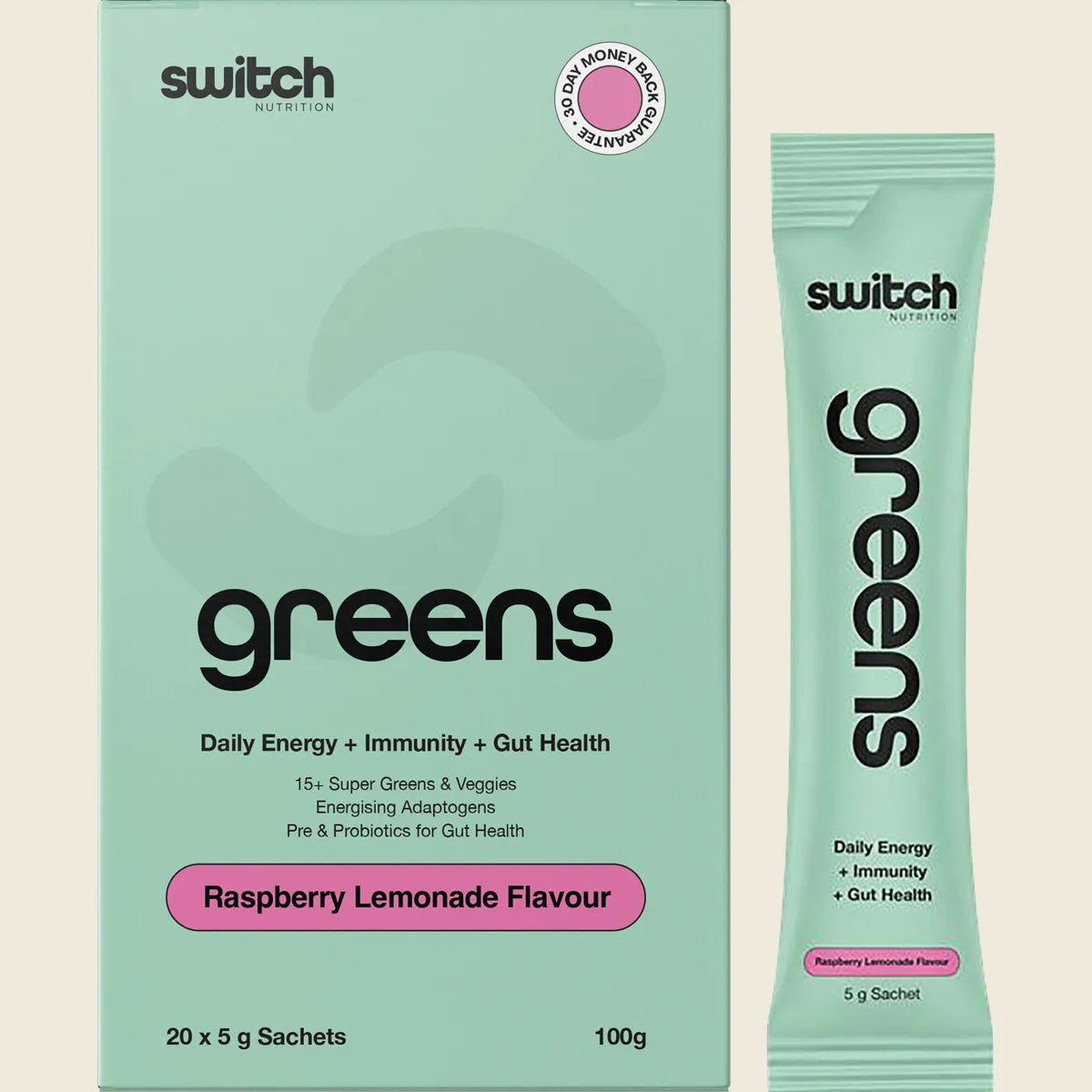 Greens Sachets Raspberry Lemonade 20x5g