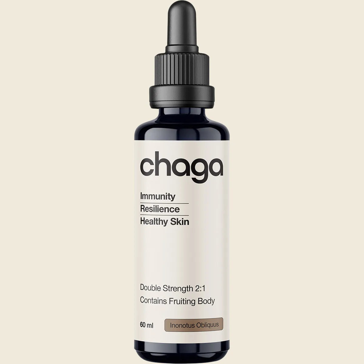 Chaga Double Strength 2:1 Mushroom Liquid Extract 60ml