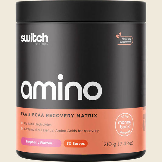 Amino EAA & BCAA Electrolyte Recovery Raspberry 210g
