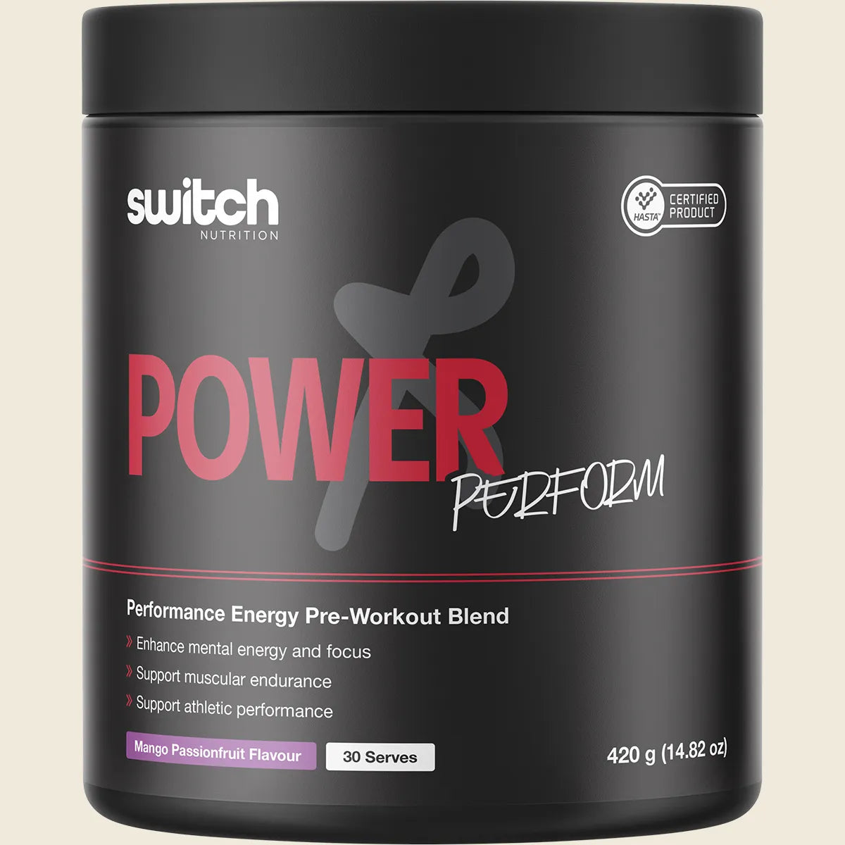 Perform Hasta Power Pre-Workout Mango Passionfruit 420g