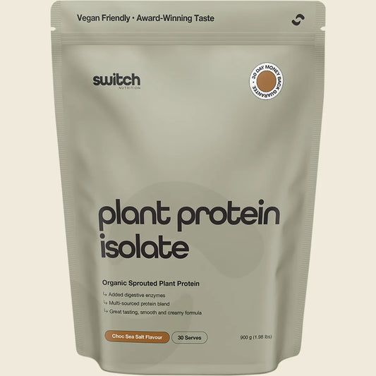Protein Organic Sprouted Plant Choc Sea Salt 900g