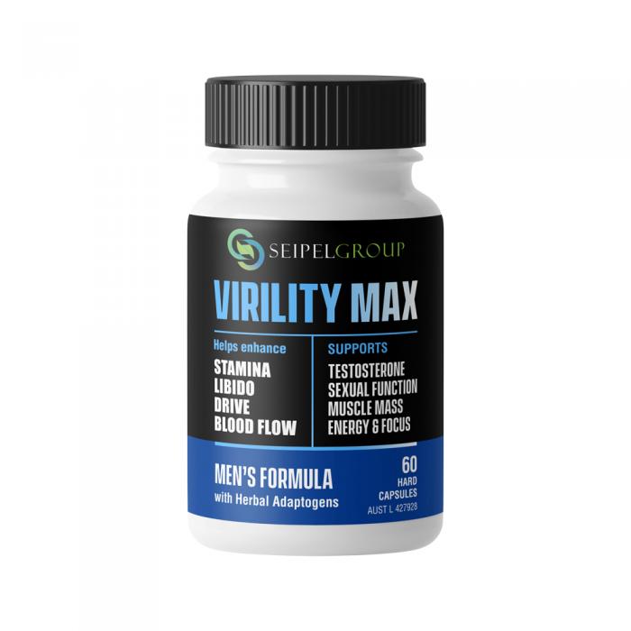 Seipel Group Virility Max Mens Formula With Herbal Adaptogens 60c
