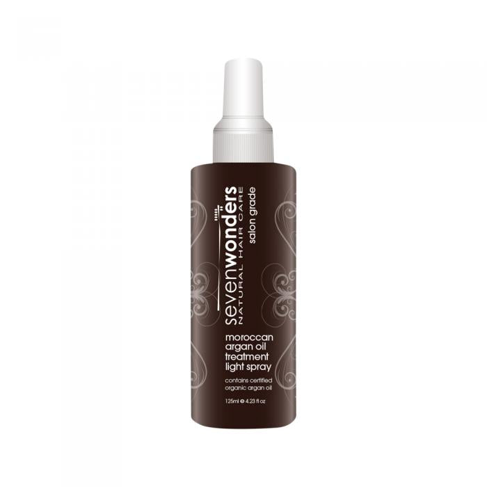 Seven Wonders Natural Hair Care Moroccan Argan Oil Treatment Light Spray 125ml