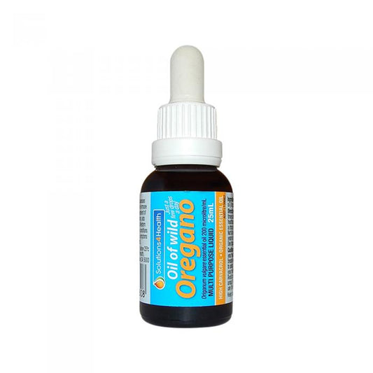 Solutions 4 Health Organic Oil Of Wild Oregano 25ml