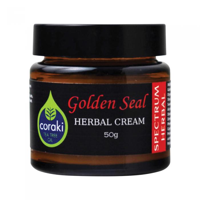 Spectrum Herbal Herbal Cream Golden Seal With Coraki Tea Tree Oil 50g