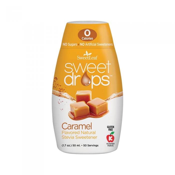 Sweetleaf Sweet Drops Stevia Liquid Caramel Squeeze Pack 50ml