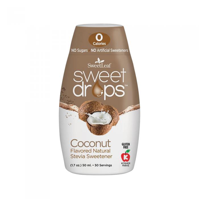 Sweetleaf Sweet Drops Stevia Liquid Coconut Squeeze Pack 50ml
