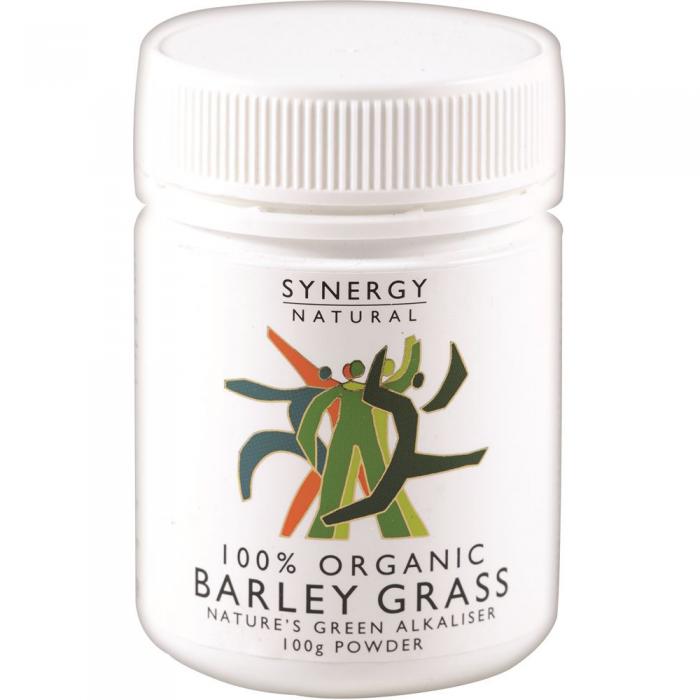 Synergy Natural 100% Organic Barley Grass Powder 100g