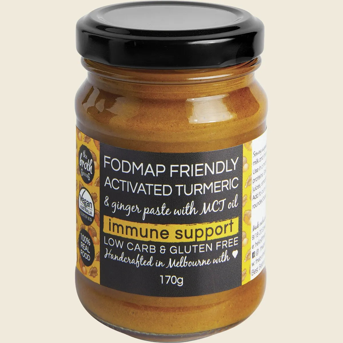 Activated Turmeric & Ginger Paste with MCT Oil 170g