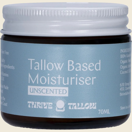 Tallow Based Moisturiser Unscented 70ml
