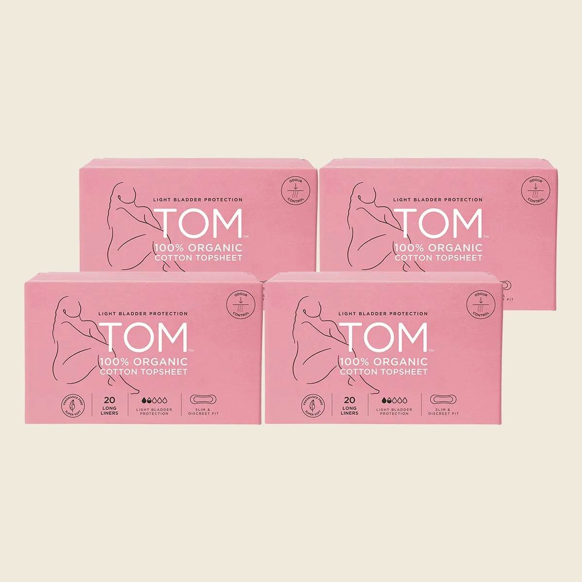 Liners Light Bladder Protection Long 4x20pk