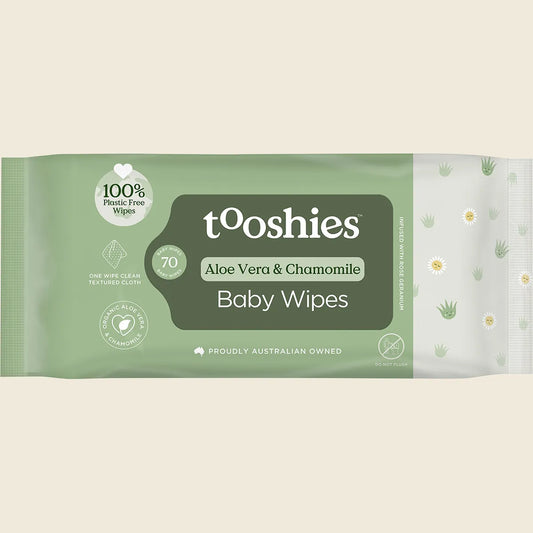 Eco Baby Wipes Aloe Vera & Chamomile 70pk