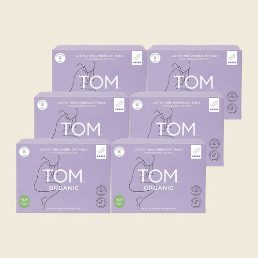 Pads Ultra Thin Overnight 6x8pk