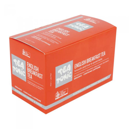 Tea Tonic Organic English Breakfast Tea X 20 Tea Bags