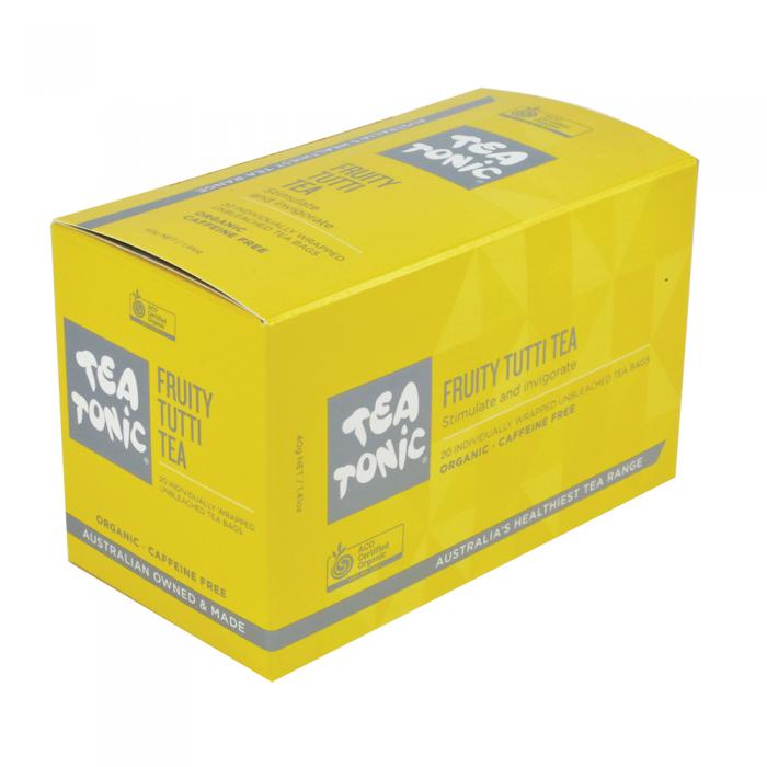 Tea Tonic Organic Fruity Tutti Tea X 20 Tea Bags