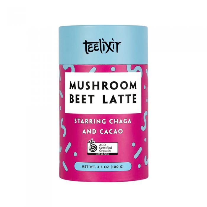 Teelixir Organic Mushroom Beet Latte (starring Chaga And Cacao) 100g
