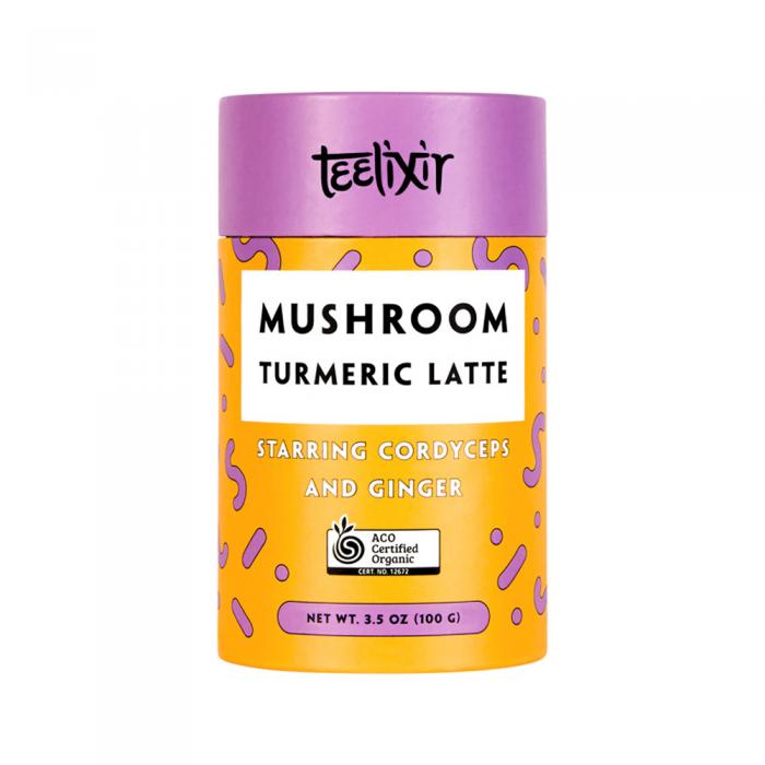 Teelixir Organic Mushroom Turmeric Latte (starring Cordyceps And Ginger) 100g