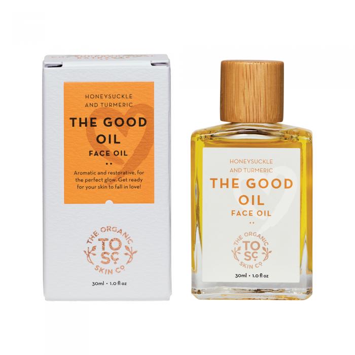 The Organic Skin Co Organic The Good Oil Face Oil Honeysuckle And Turmeric 30ml