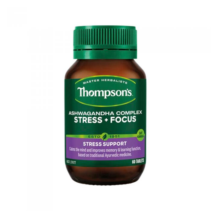 Thompsons Ashwagandha Complex Stress + Focus 60t