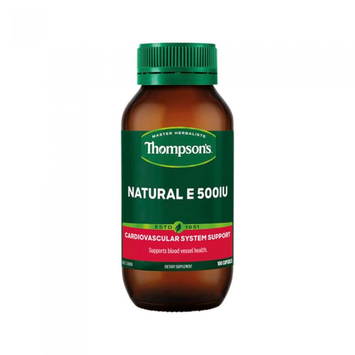 Thompsons Natural E 500iu 100c