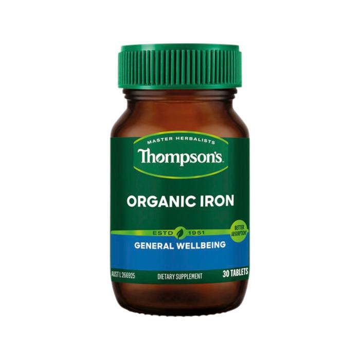 Thompsons Organic Iron 30t