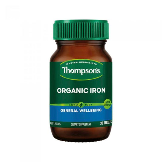 Thompsons Organic Iron 30t