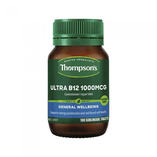 Thompsons Ultra B12 1000mcg Sublingual 100t