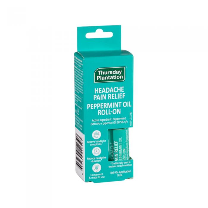 Thursday Plantation Headache Pain Relief Peppermint Oil Roll-on 9ml