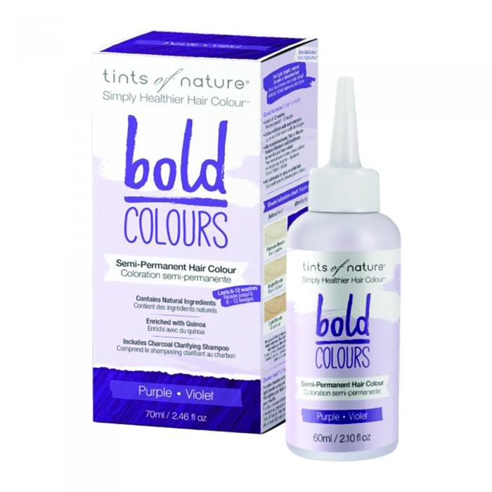 Tints Of Nature Bold Colours (semi-permanent Hair Colour) Purple 70ml