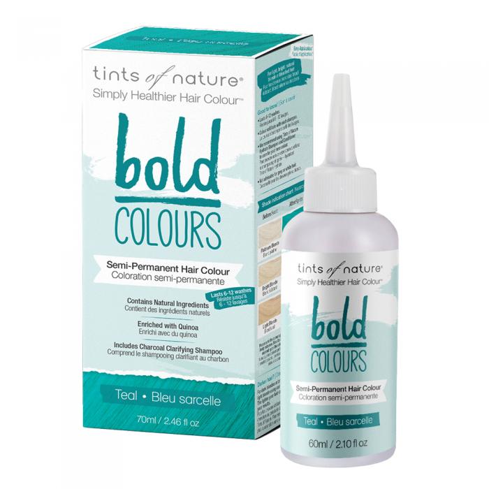 Tints Of Nature Bold Colours (semi-permanent Hair Colour) Teal 70ml