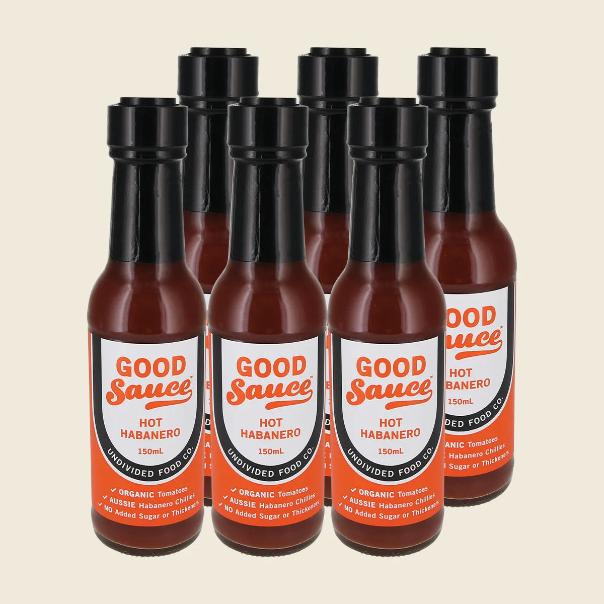Good Sauce Hot Habanero 6x150ml