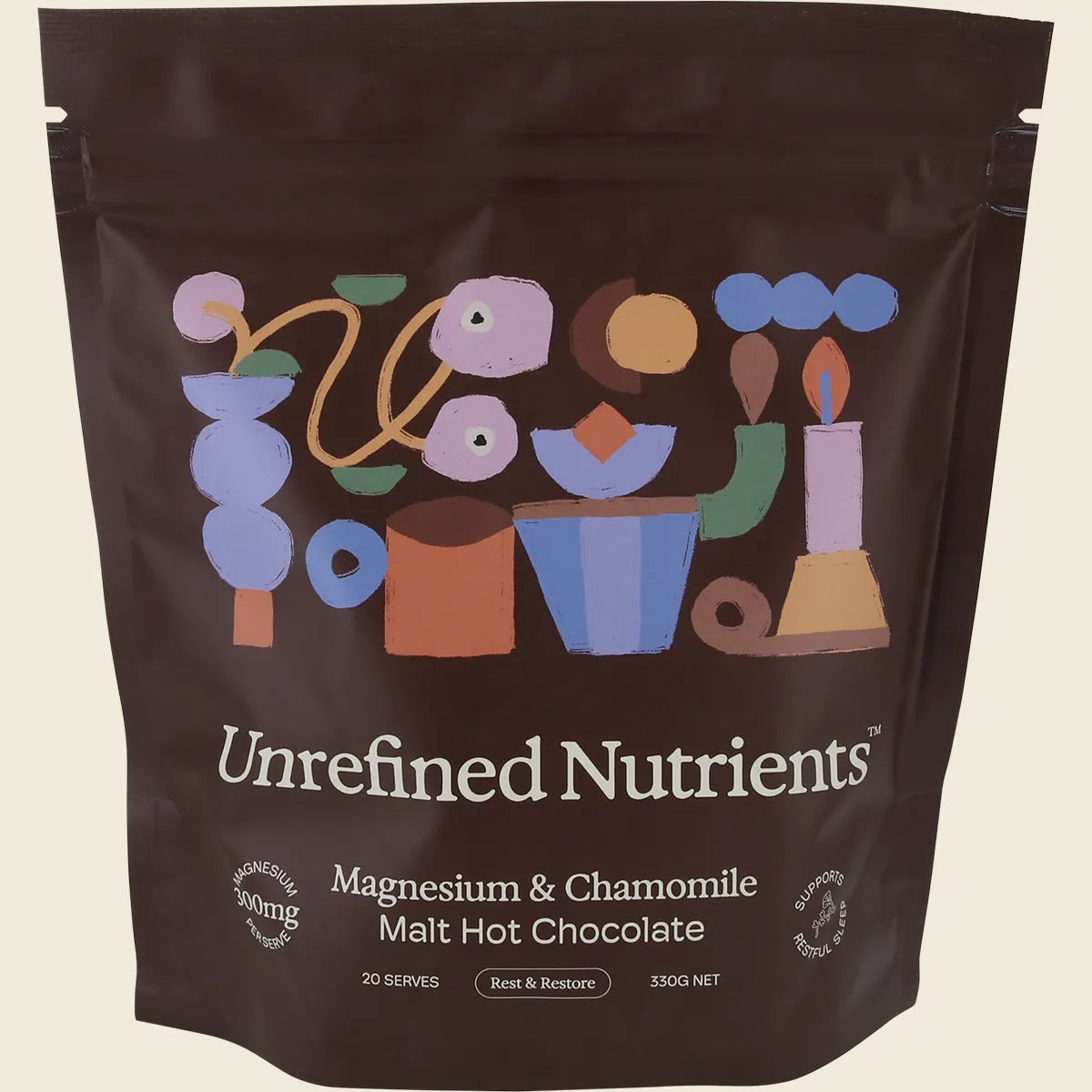 Magnesium & Chamomile Malt Hot Chocolate 330g