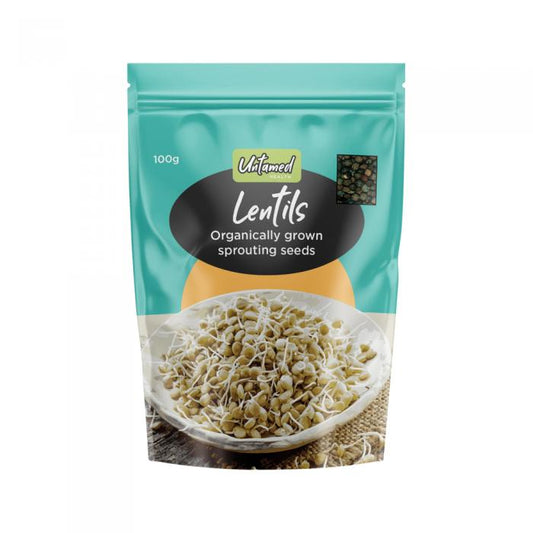 Untamed Health Earth-friendly Sprouting Seeds Lentils 100g