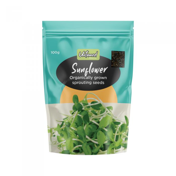 Untamed Health Earth-friendly Sprouting Seeds Sunflower 100g