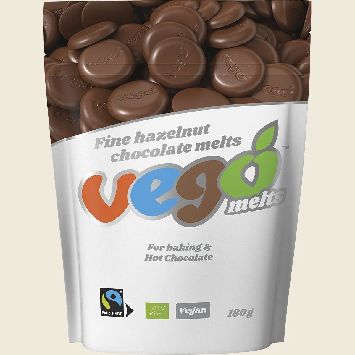 Fine Hazelnut Chocolate Melts 180g
