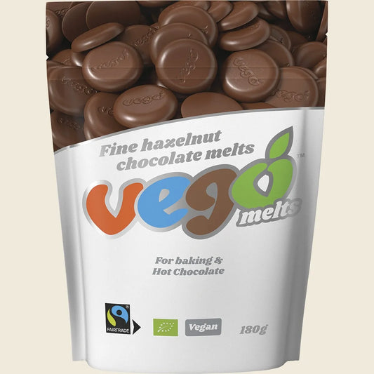 Fine Hazelnut Chocolate Melts 180g