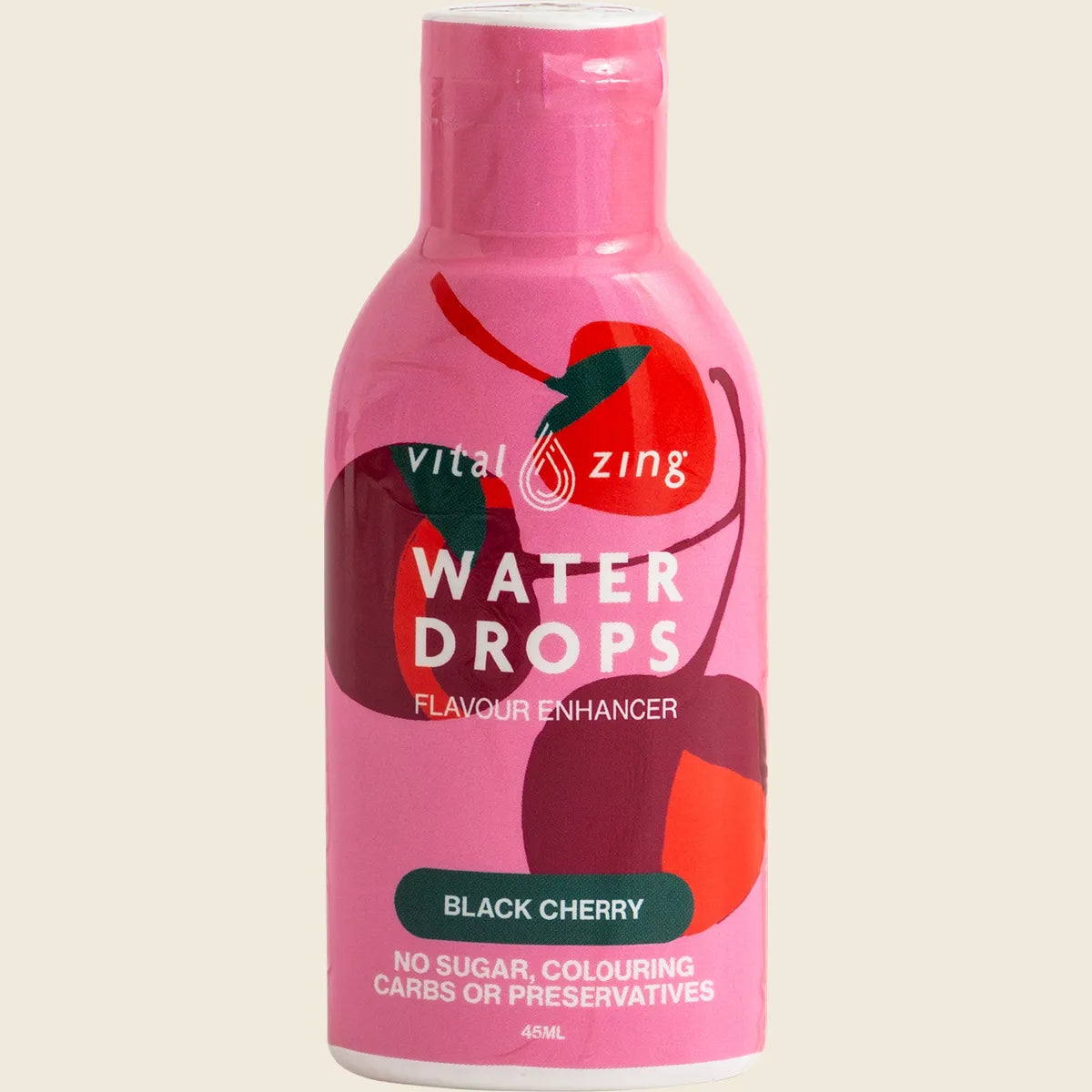 Water Drops Black Cherry 45ml