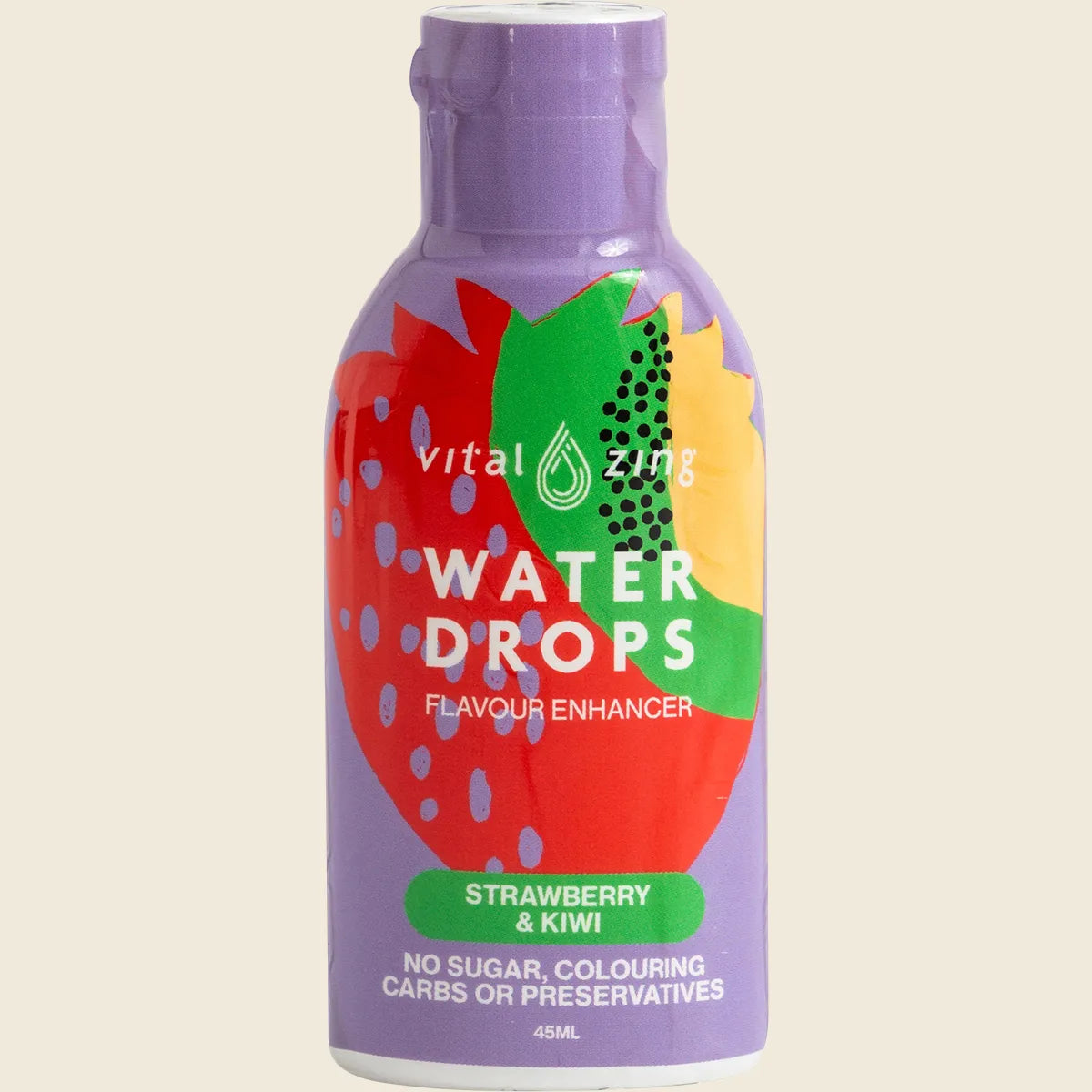 Water Drops Strawberry & Kiwi 45ml