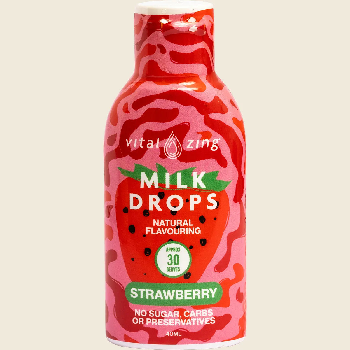 Milk Drops Strawberry 40ml