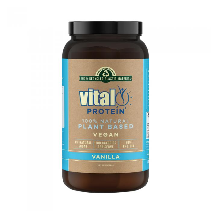 Martin & Pleasance Vital Protein 100% Natural Plant Based (pea Protein Isolate) Vanilla 500g