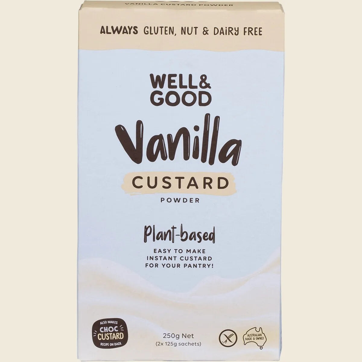 Plant Based Vanilla Custard Powder 250g