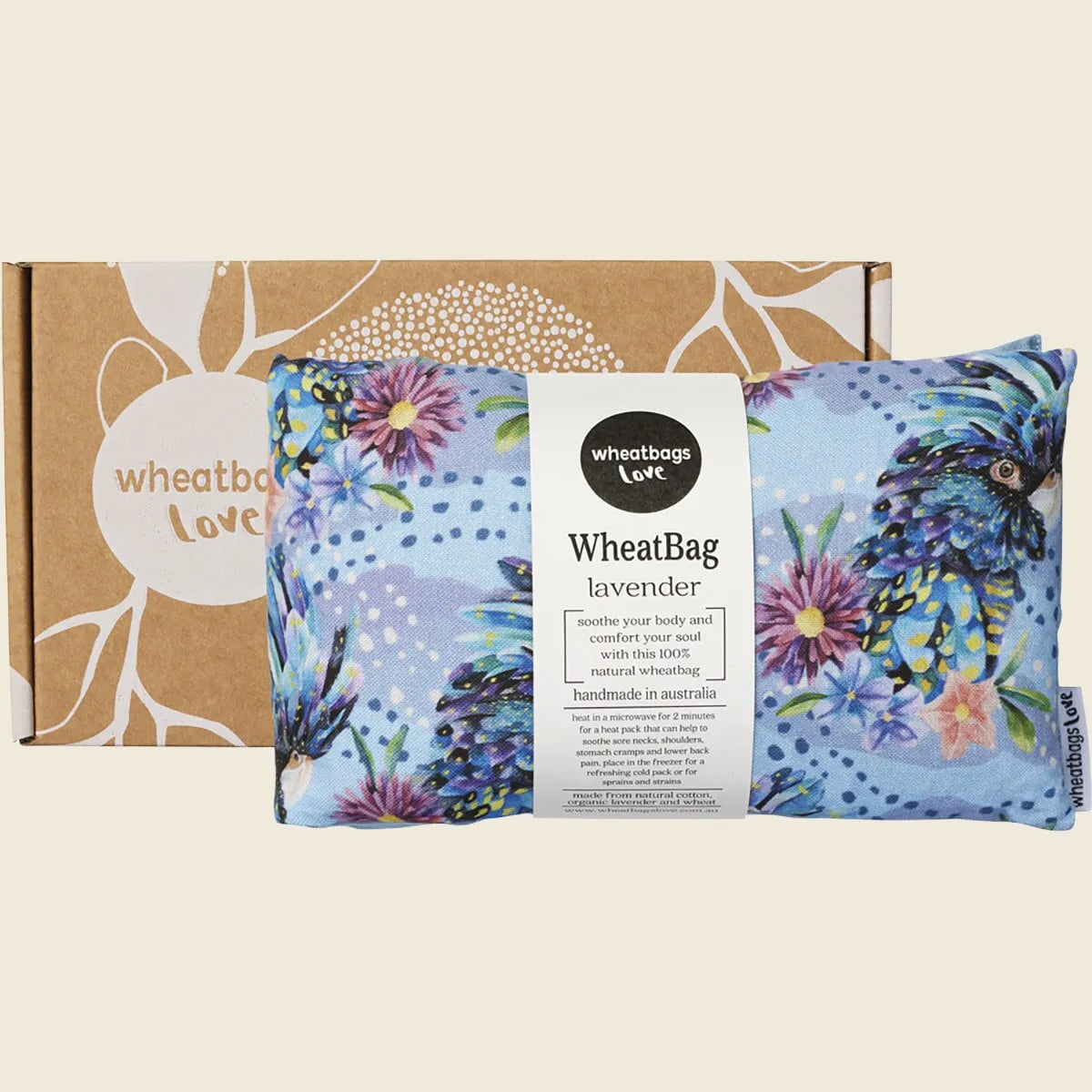 Wheatbag Blue Cockatoo Lavender Scented