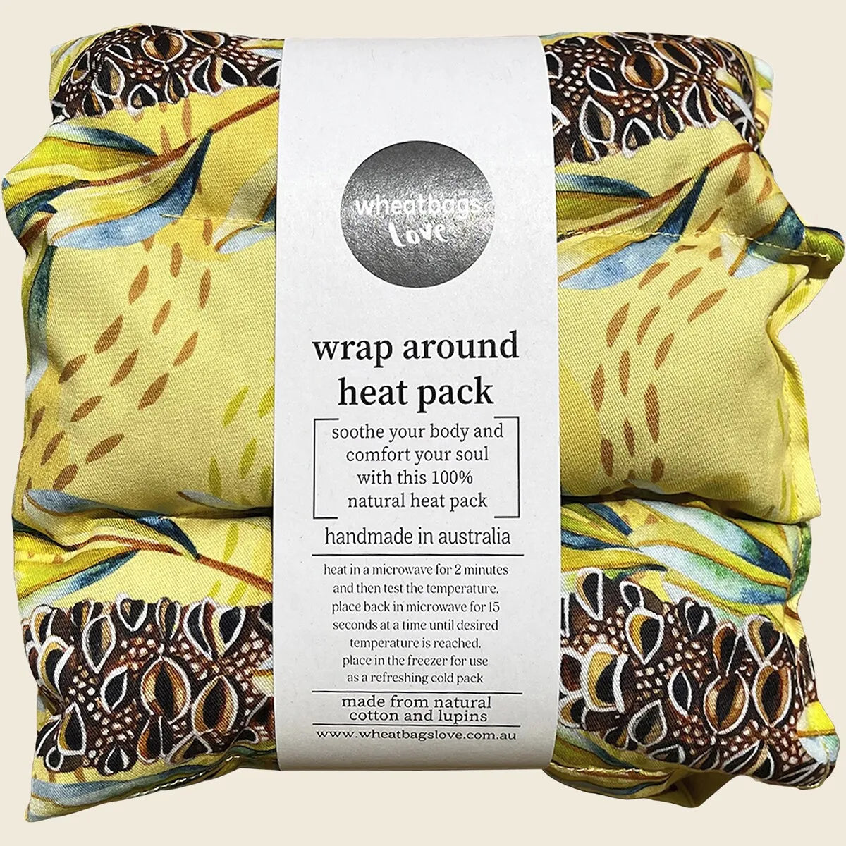 Wrap Around Heat/Cold Pack Banksia Pod
