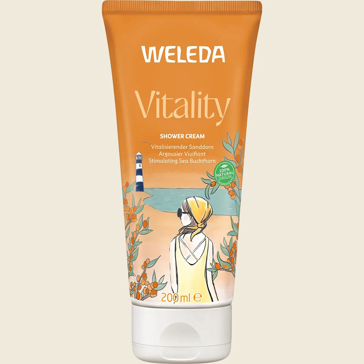 Vitality Shower Cream Sea Buckthorn 200ml