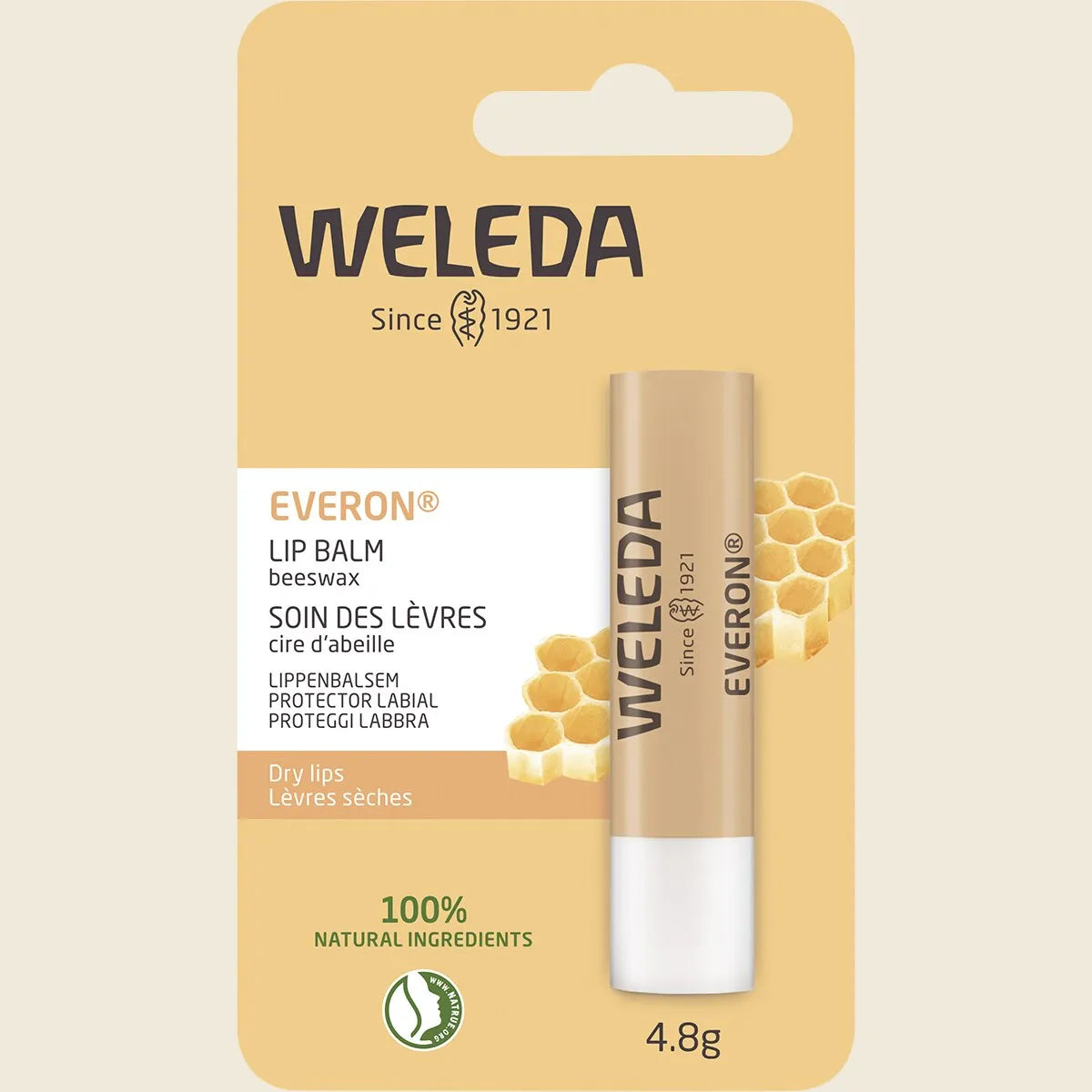 Everon Lip Balm Beeswax 4.8g